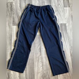 Men’s Reebok Blue Snap Track Pants Size XL